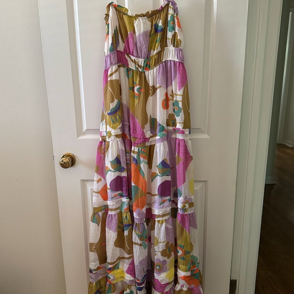 Smocked Tiered Maxi Dress - Anthropologie